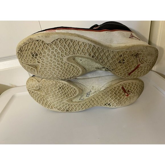 Nike 881571-001 Super.fly shoes Men's 10.5 high top flap black red‎ white - Picture 8 of 9